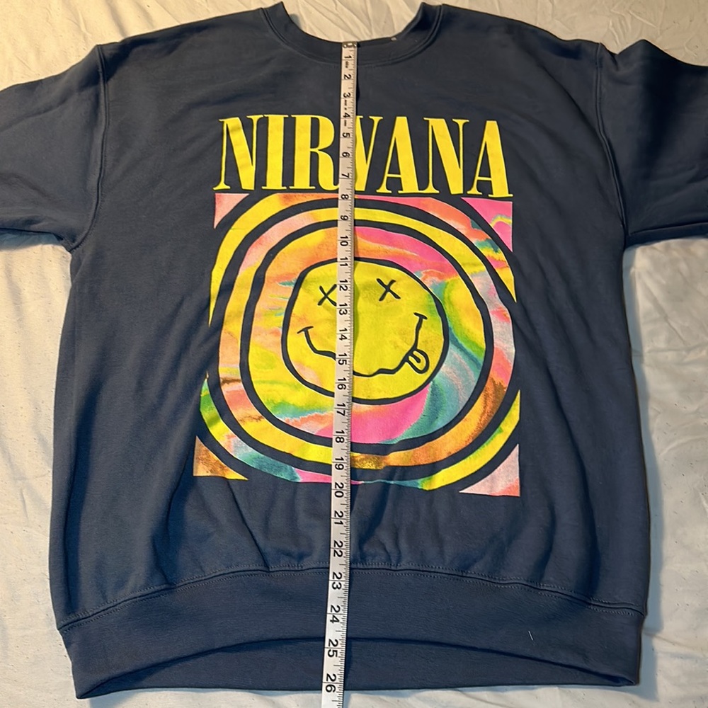 Nirvana Nevermind Logo Sweatshirt - image 5